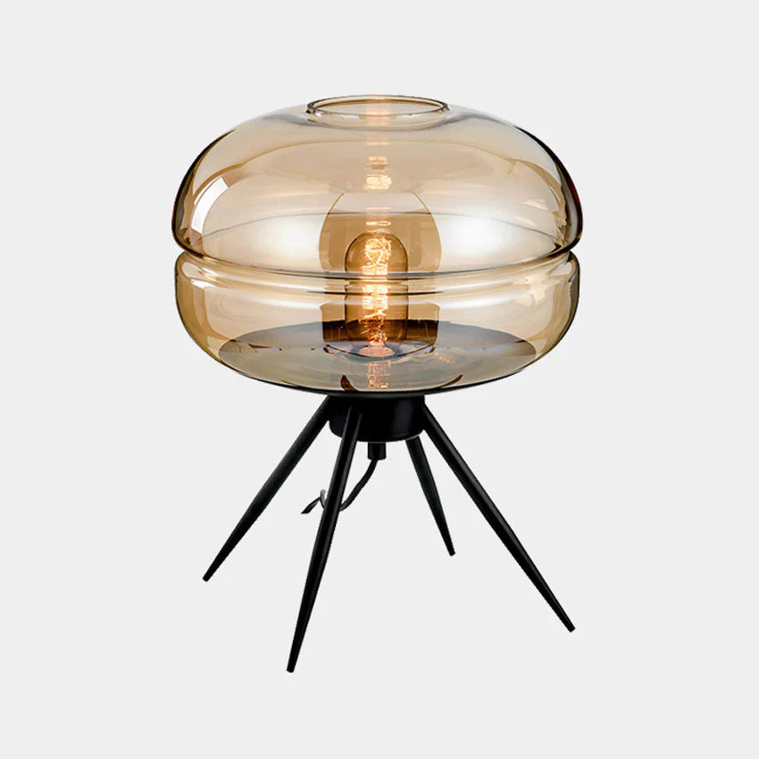 Individual Design Of Industrial Wind Glass Living Room Table Lamp