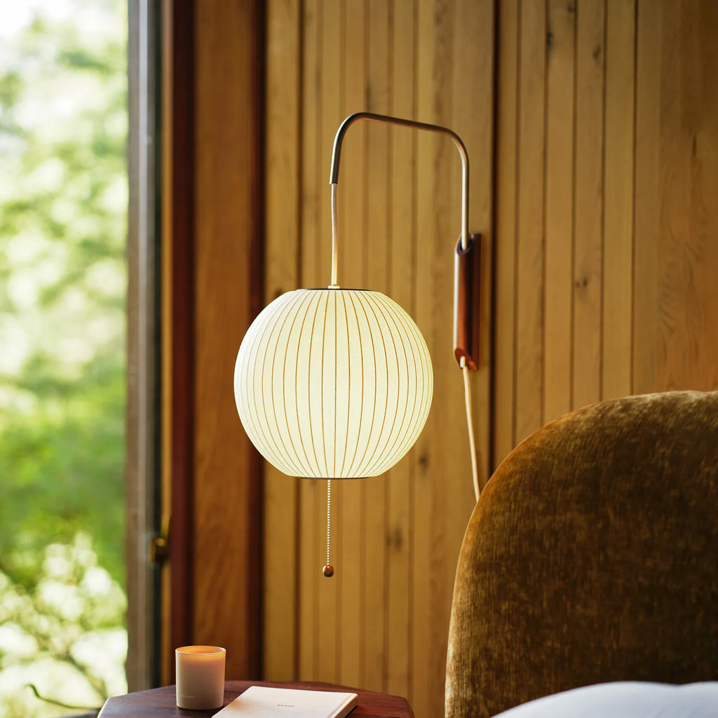 Creative Drawstring Wabi Sabi Style Japanese Bedside Reading Light