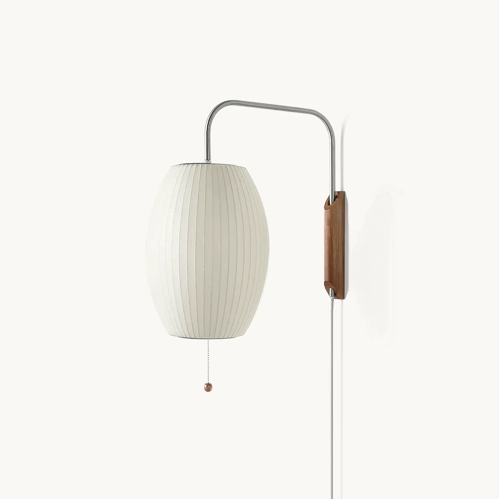 Creative Drawstring Wabi Sabi Style Japanese Bedside Reading Light