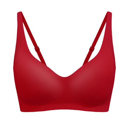 Jelly™ Women’s Wireless Seamless Push-Up Bralette – Deep V Comfortable Everyday Bra