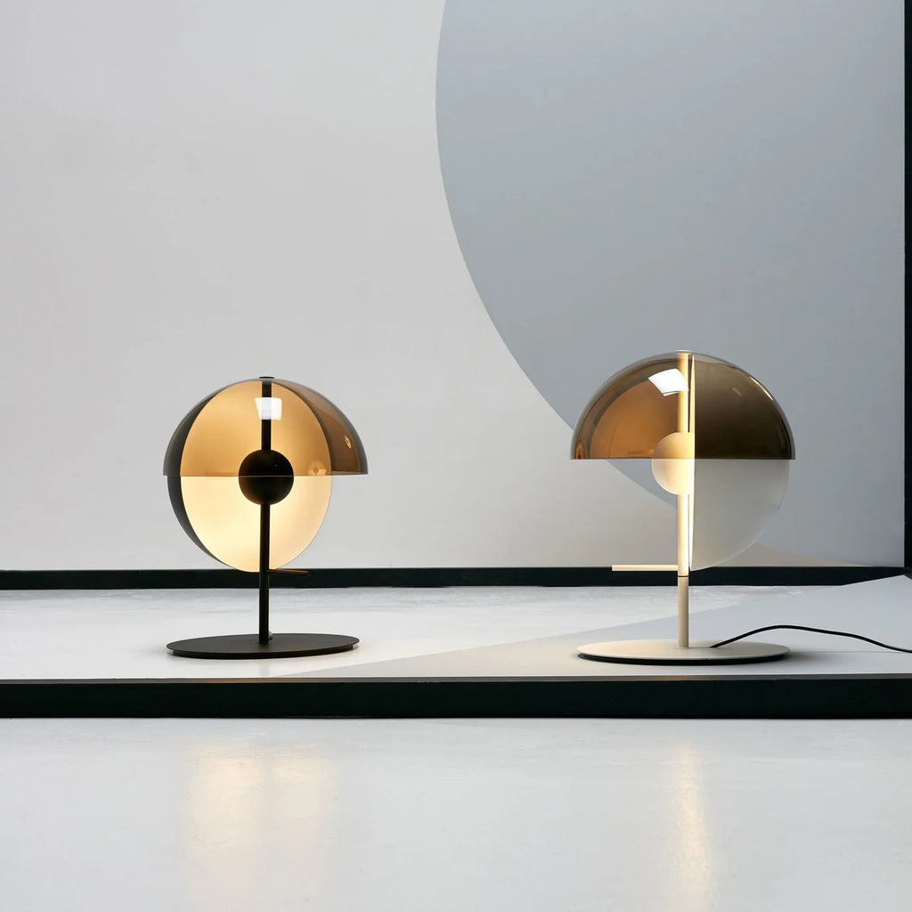 Nordic Creative Hemisphere Round Living Room Bedroom Art Deco Desk Lamp