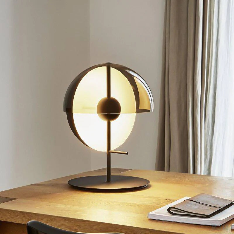 Nordic Creative Hemisphere Round Living Room Bedroom Art Deco Desk Lamp