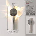 Minimalist Stainless Steel Projection Wall Lamp