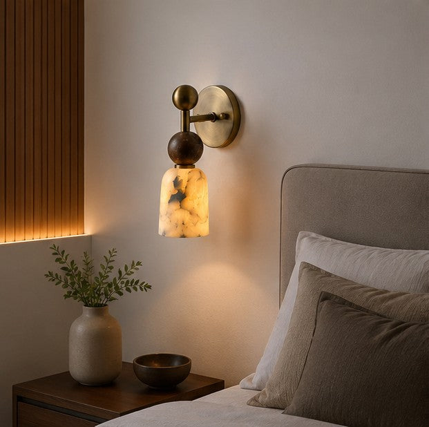 French-style Vintage Brass Wall Lamp