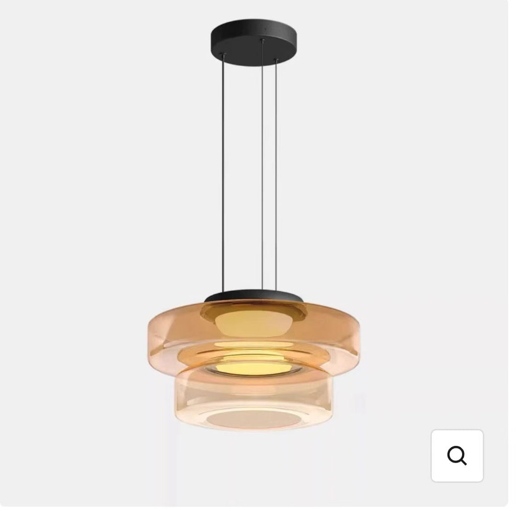 Nordic Glass Art Hanging Chandelier