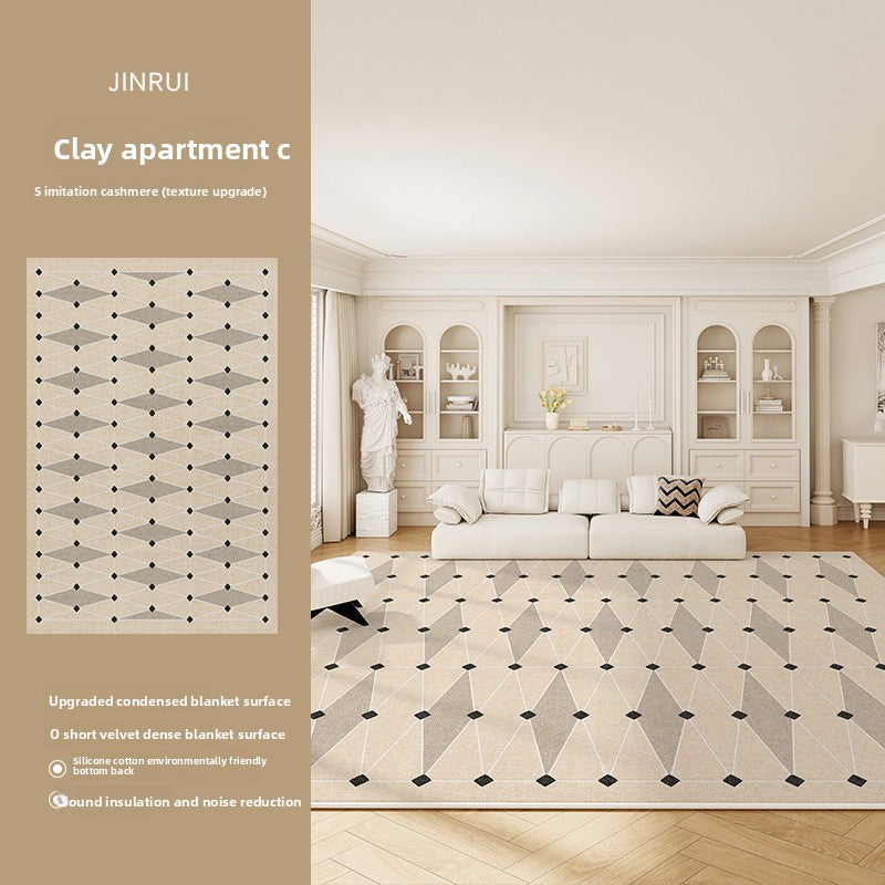 French Cream Style Polyester Carpet