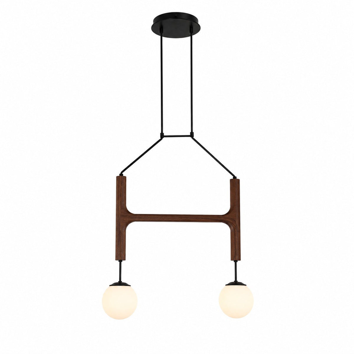 Living Room Chandelier Solid Wood Stairs Dining-room Lamp