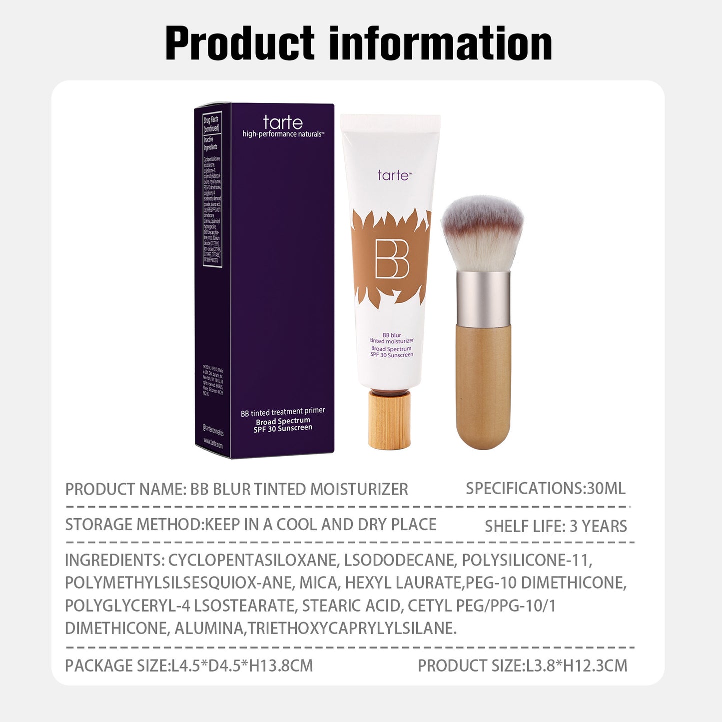 BB Cream Tinted Moisturizer Concealer