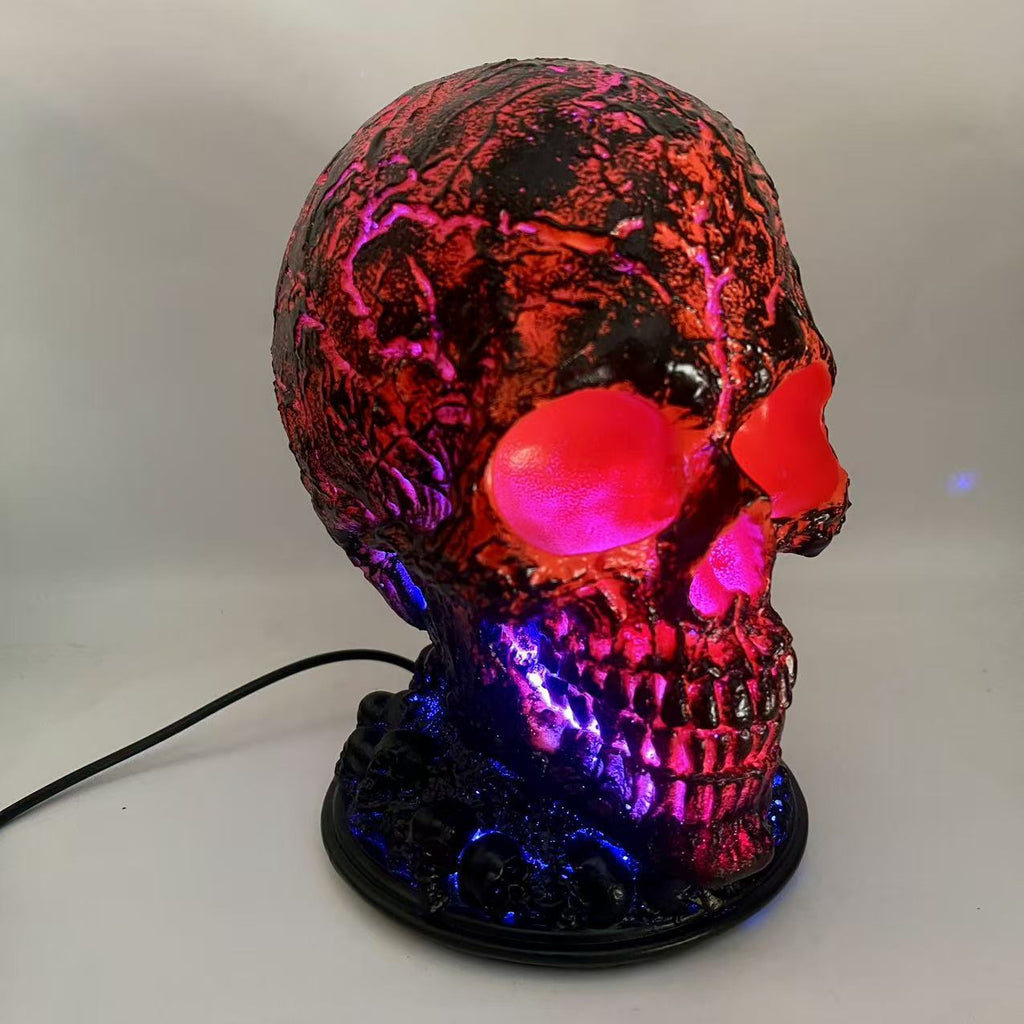 Halloween Skull LED Light Garden Decor
