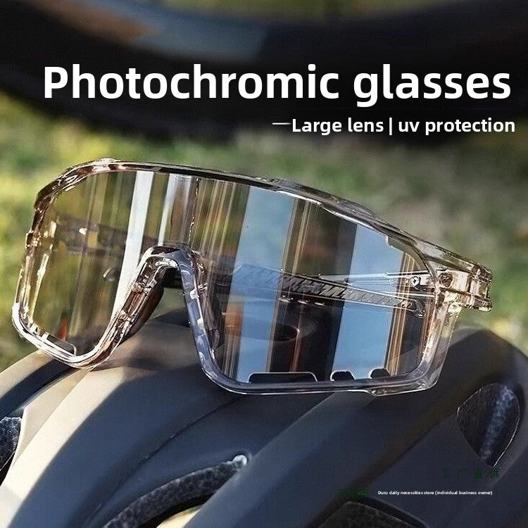 Color-Changing Sports Sunglasses with UV Protection