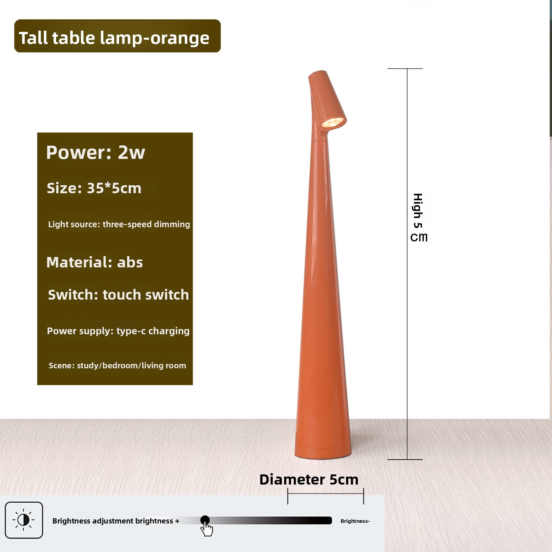 Dimmable Designer Table Lamp