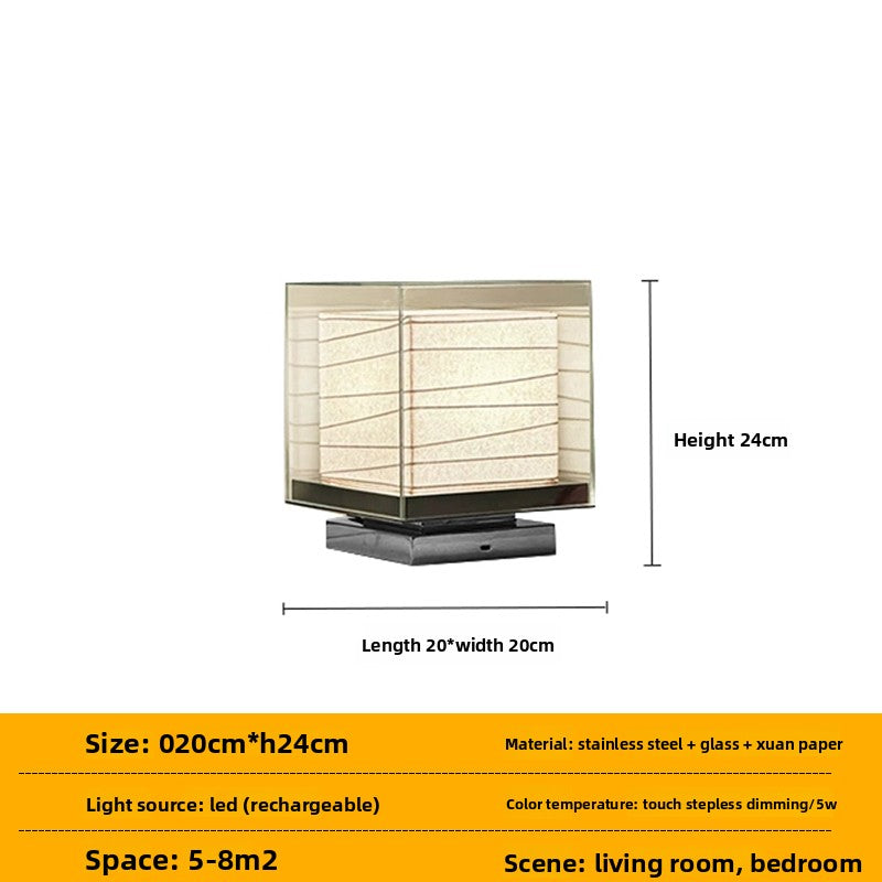 Japanese Style Touch Dimming Table Lamp
