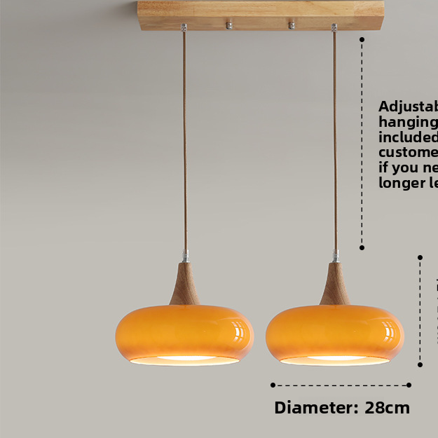 Scandinavian Wood Pendant Ceiling Light