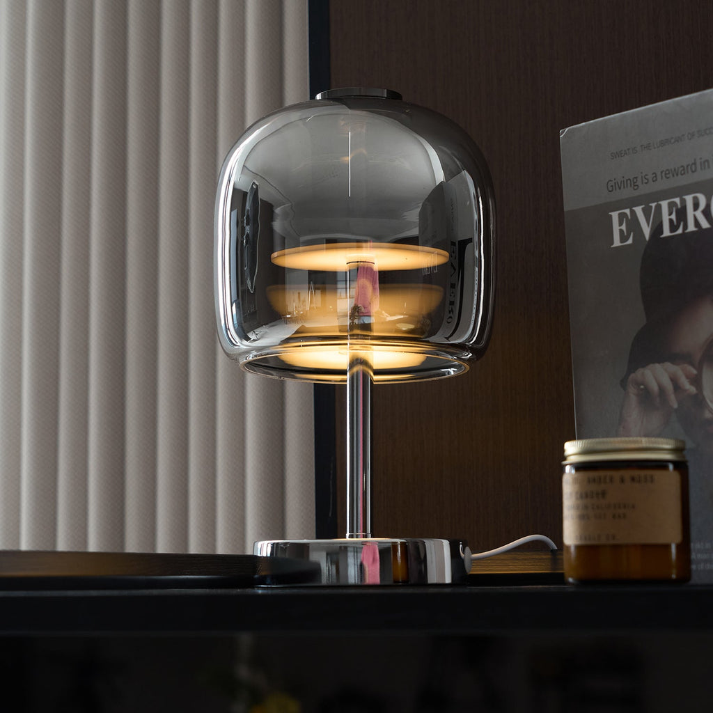 Decorative Table Lamp Glass Lamps Nordic Simple Bedside Personality Bar Ambience Light