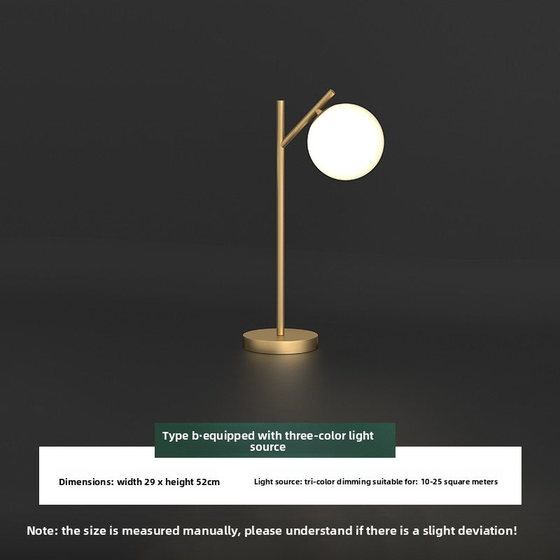 Nordic Copper Table Lamp