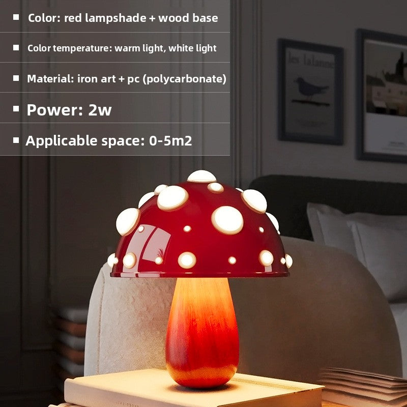 Mushroom Shape Dimmable Table Lamp