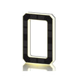 Solar-powered door sign light
