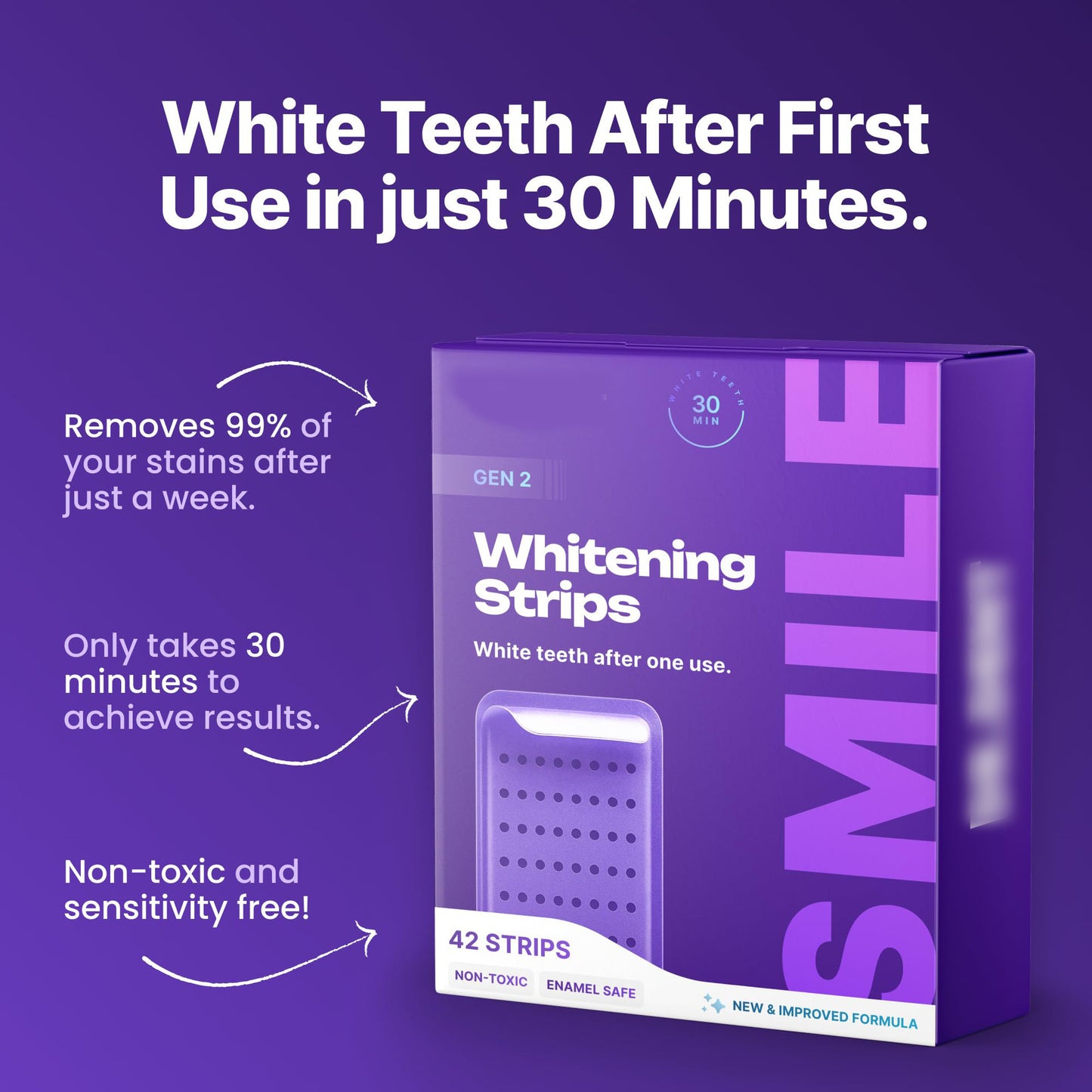 Enamel layer teeth stickers