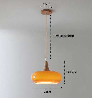 Nordic Wooden Hanging Chandelier Light