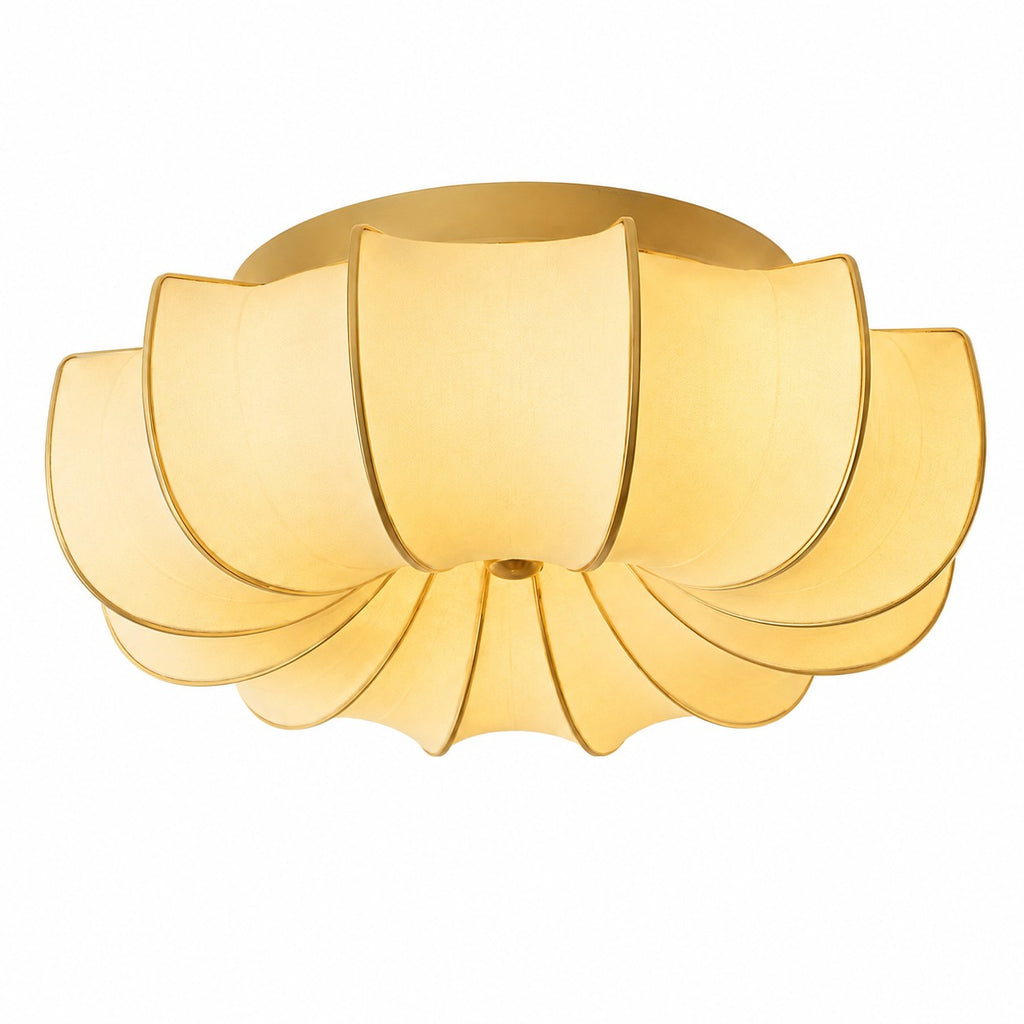French Retro Bedroom Printed Ceiling Lamp