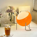 Vintage Glass Table Lamp with Dimmable Light
