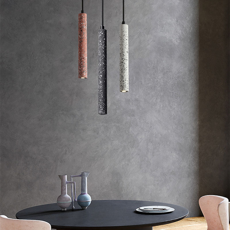 Creative Cement Table Lamp Nordic Style LED Hanging Light
