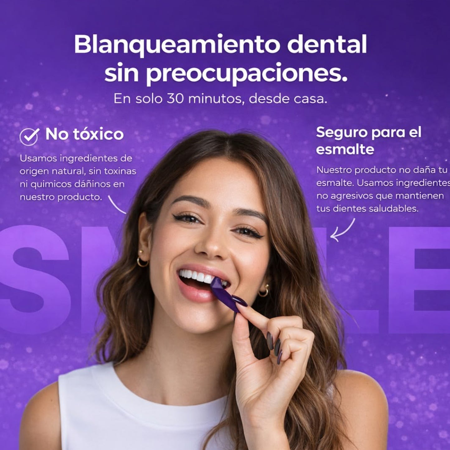 Enamel layer teeth stickers