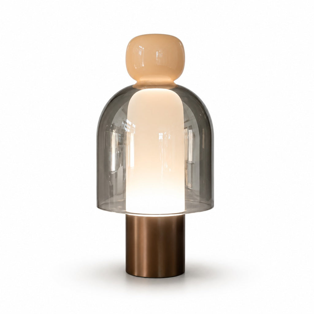 Bedside Lamp Dining-table Decoration Dimming Mushroom Charging Small Night Lamp