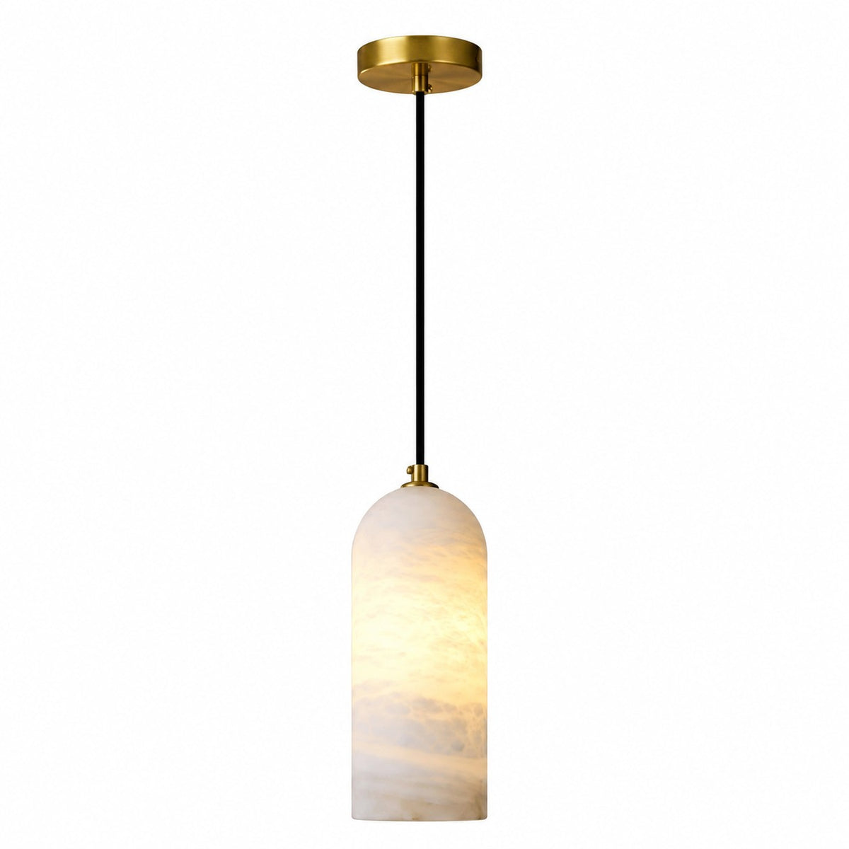 Designer Natural Marble Single Bedroom Bedside Small Droplight
