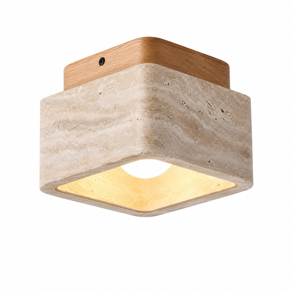 Silent Wind Aisle Balcony Yellow Hole Black Cave Stone Ceiling Light