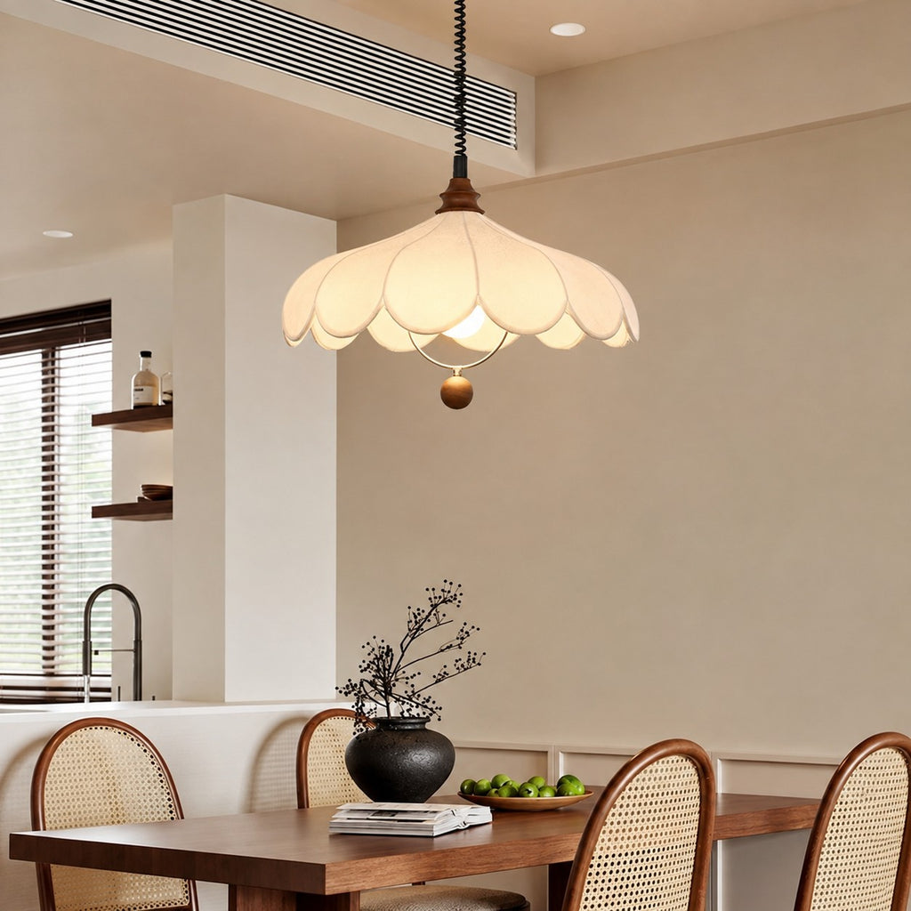 French Retro Cream Style Dining Roomliving Room Chandelier Retractable