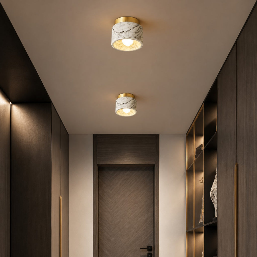 Entrance Corridors Hallway Pass Daoming Creative Marble Balcony Ceiling Light