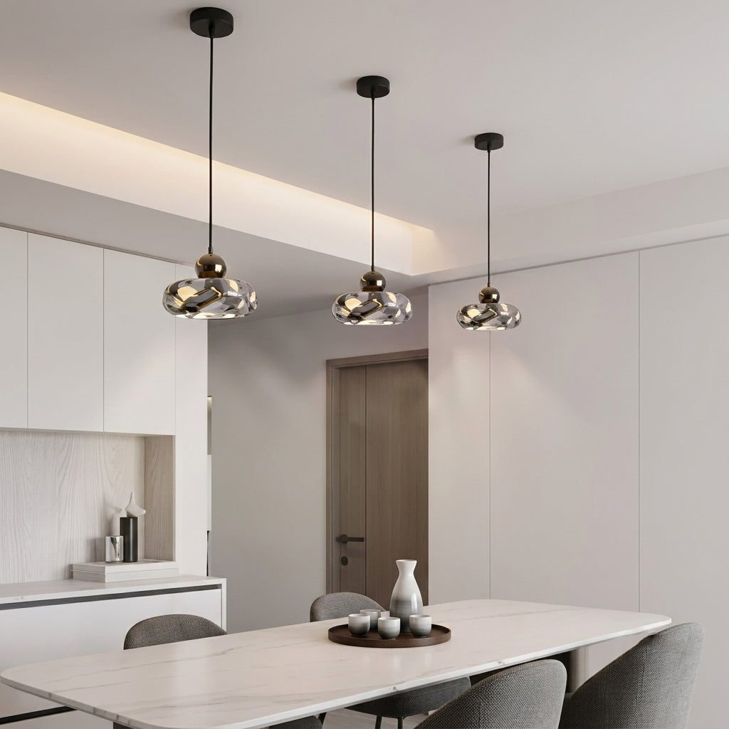 Translucent Bedside Pendant Lamp Marble Finished With A High End Minimalist Design