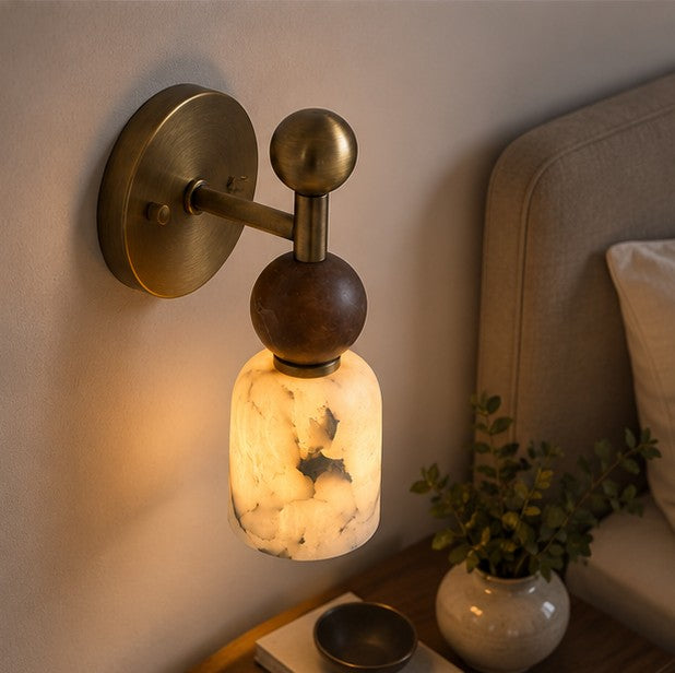 French-style Vintage Brass Wall Lamp
