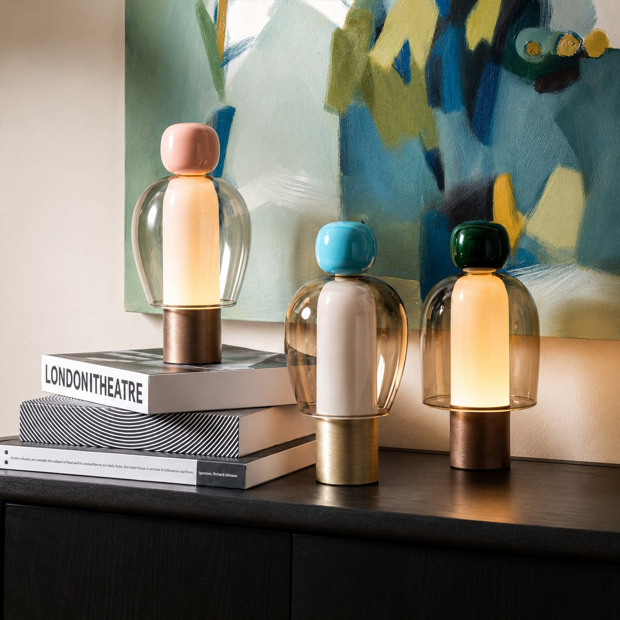 Bedside Lamp Dining-table Decoration Dimming Mushroom Charging Small Night Lamp