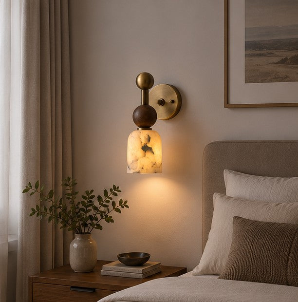 French-style Vintage Brass Wall Lamp