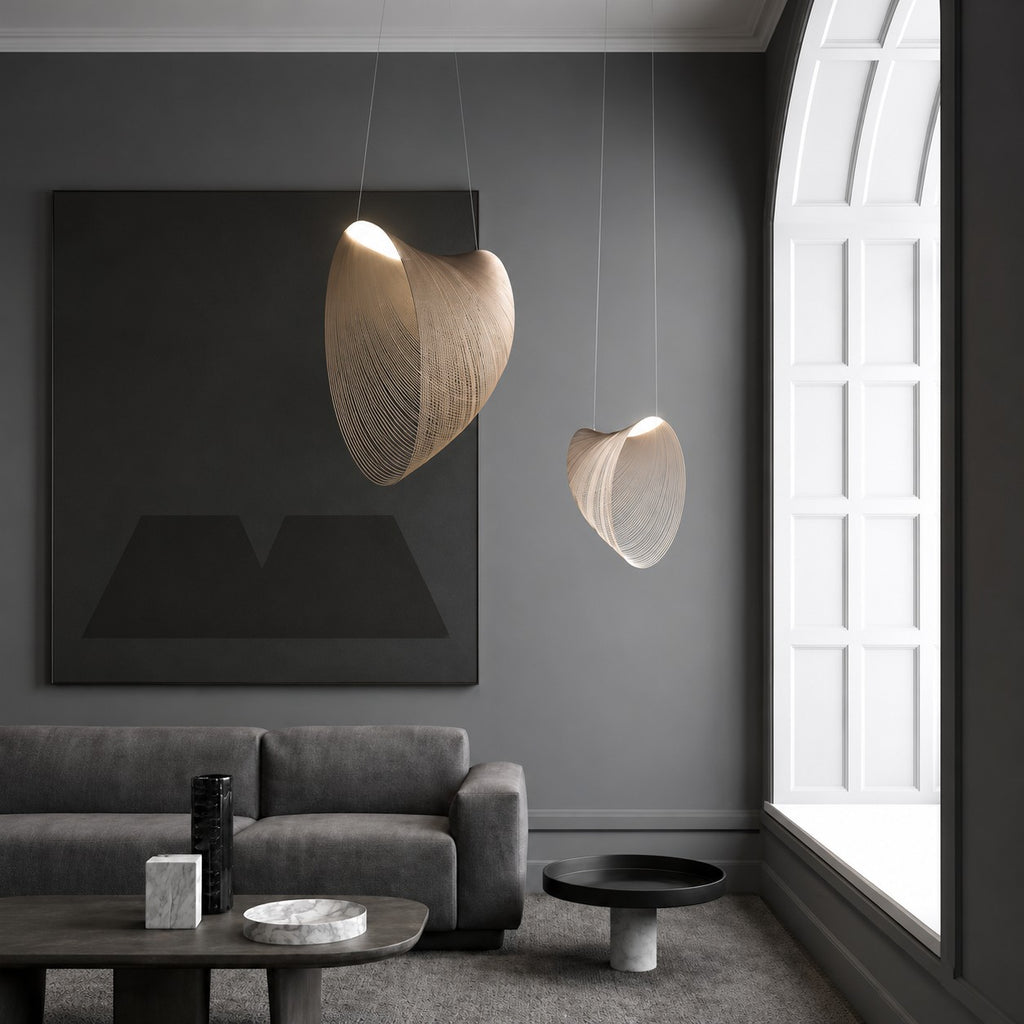 Special-shaped Woodcraft Ceiling Lamp Creative Minimalist Decorative Lamps